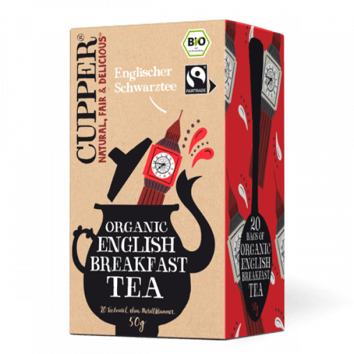 Ekologiška juodoji arbata CUPPER English Breakfast